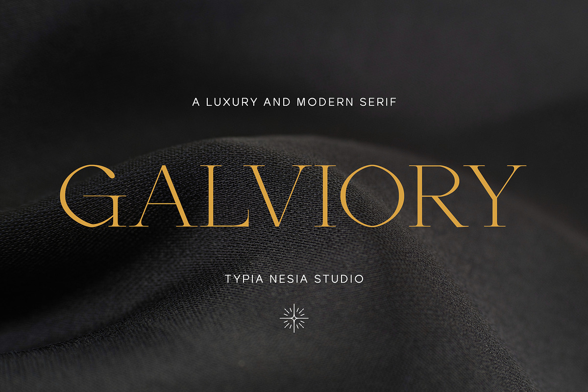 Galviory - Modern Serif, a Serif Font by Typia Nesia (Photo 1 of 9)