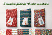 Retro Christmas Clipart & Graphics, a Seasonal Illustration by Paper Cherry (Thumbnail 7 of 21)