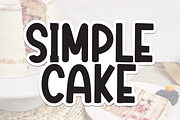 Simple Cake | Script Font, a Script Font by Scratchones (Thumbnail 1 of 8)