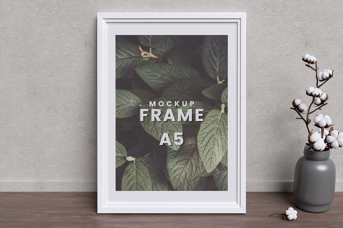Frame A5 Mockup, an Advertising Mockup by xavier_studio