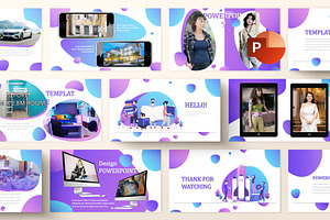 Cartoon Animated Powerpoint Template