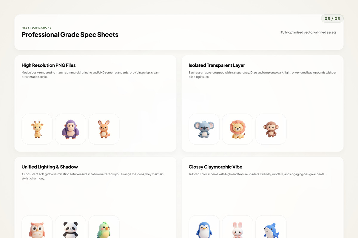 3D Animal Icons, an Emoji Icon by River Visual (Photo 5 of 5)