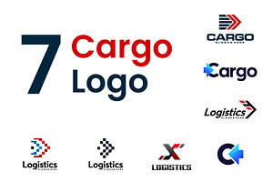 Set of Fast Cargo Delivery logo, a Branding & Logo Template by Lucky Creative