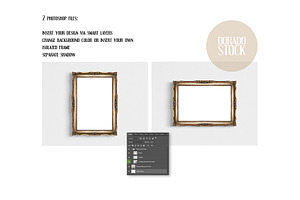 Isolated Old Frames Mockups