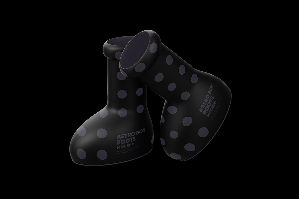 Astro Boy Boots Mockup - 2 PSD, a Product Mockup by easymock (Photo 9 of 10)