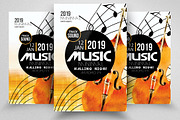 Music Band Concert Night Flyer, a Flyer Template by Business Flyers (Thumbnail 1 of 2)