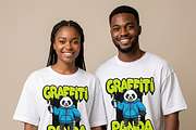 Graffiti Panda Spray Artist, a Shirt Mockup by Vector Stall (Thumbnail 4 of 14)
