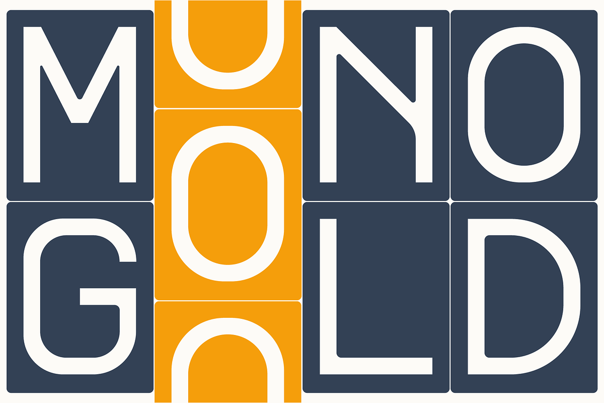 Monogold – Fibonacci Monospace, a Sans Serif Font by Gridlounge (Photo 1 of 13)