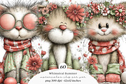 Whimsical summer clipart bundle, an Illustration by SinaCreation (Thumbnail 1 of 11)