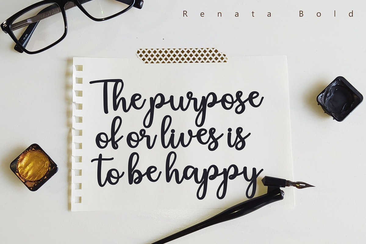 Renata, a Script Font by Sulthan Studio (Photo 6 of 9)