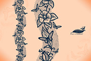 Seamless lace pattern with flowers, a Pattern Graphic by Vikpit (Thumbnail 4 of 4)