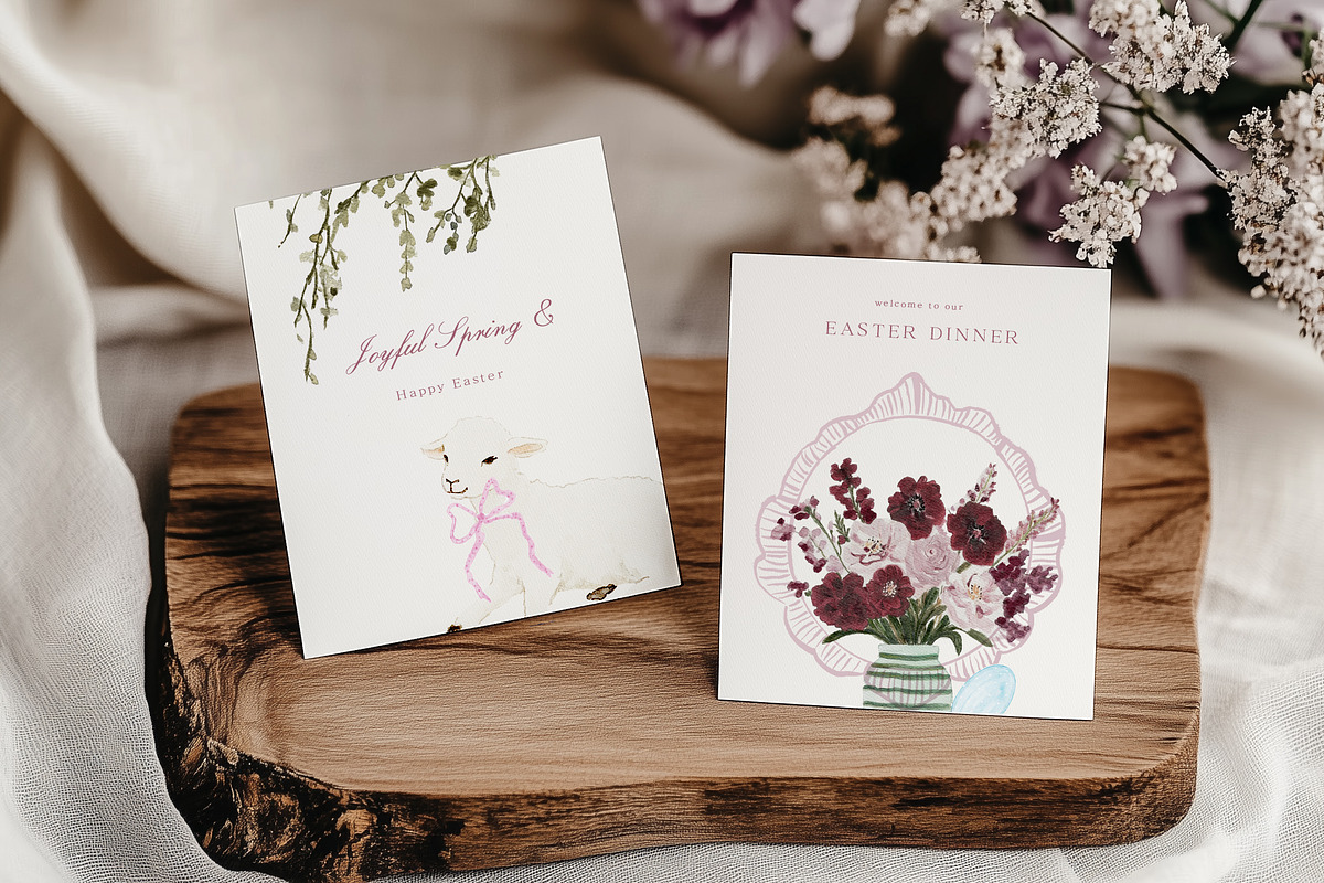 Hand Drawn Easter Watercolor Set, an Object Graphic by Laras Wonderland (Photo 3 of 11)