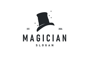design vintage hat and magic logo, a Branding & Logo Template by Maylianaw28