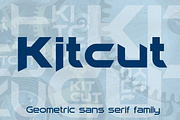 Kitcut font family, a Sans Serif Font by vlad.berla (Thumbnail 1 of 7)