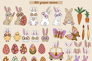 Groovy Easter Retro collection, an Animal Illustration by owlasya (Thumbnail 7 of 8)