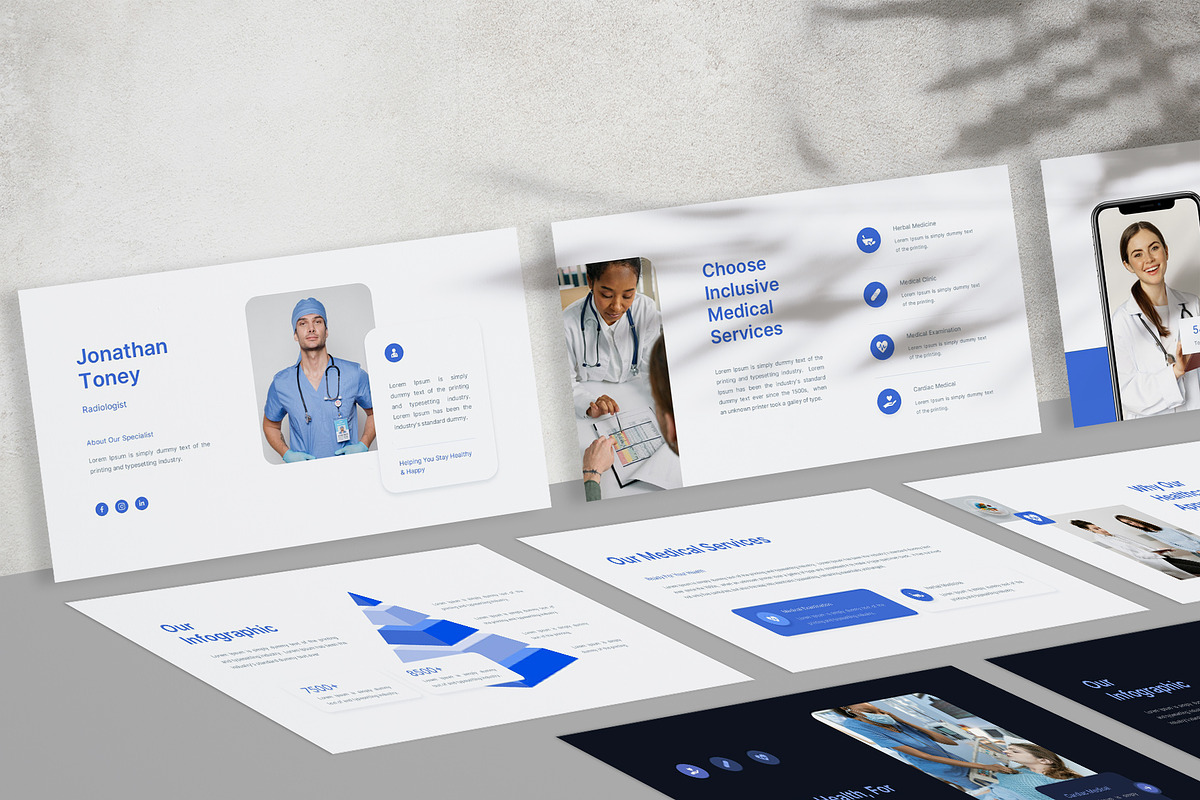 Medical & Healthcare PowerPoint, a Presentation Template by New Coral Design (Photo 6 of 6)