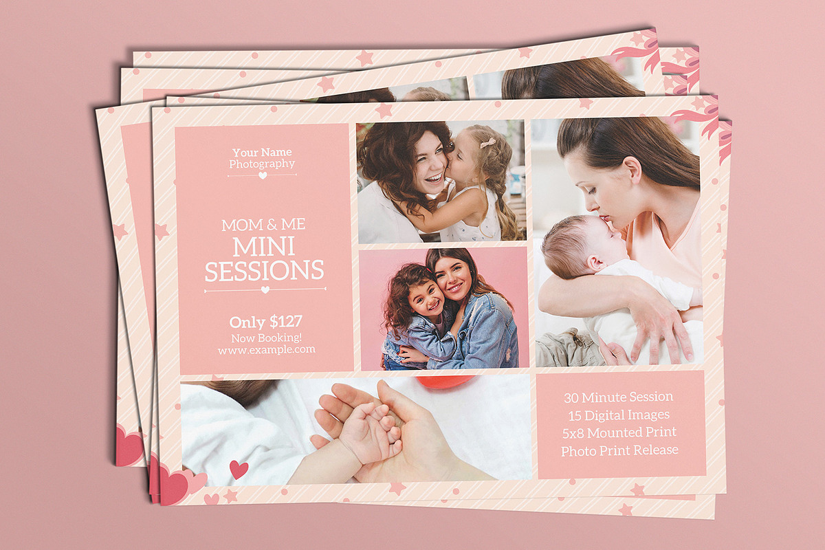 Mother's Day Mini Session, a Card Template by retrographix (Photo 4 of 4)