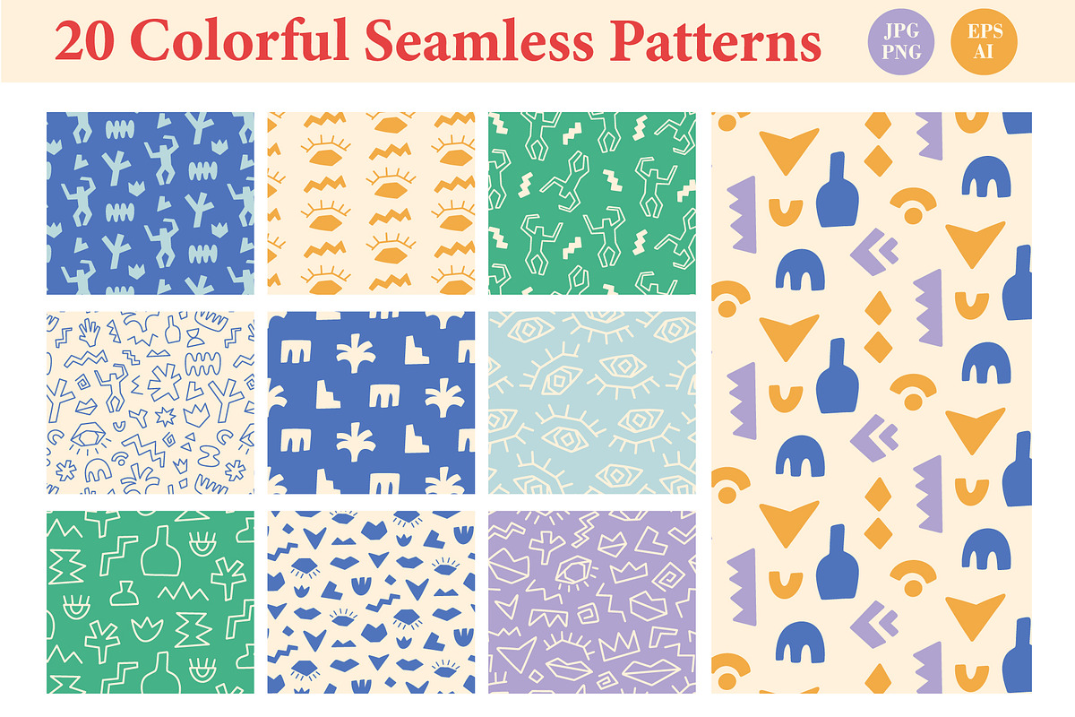 300+ Modern Abstract Bundle, a Graphic by Katrinelly (Photo 10 of 13)