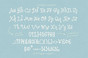 Amore House Curly Handwriting, a Handwritten Font by Sloulyfe (Thumbnail 7 of 9)