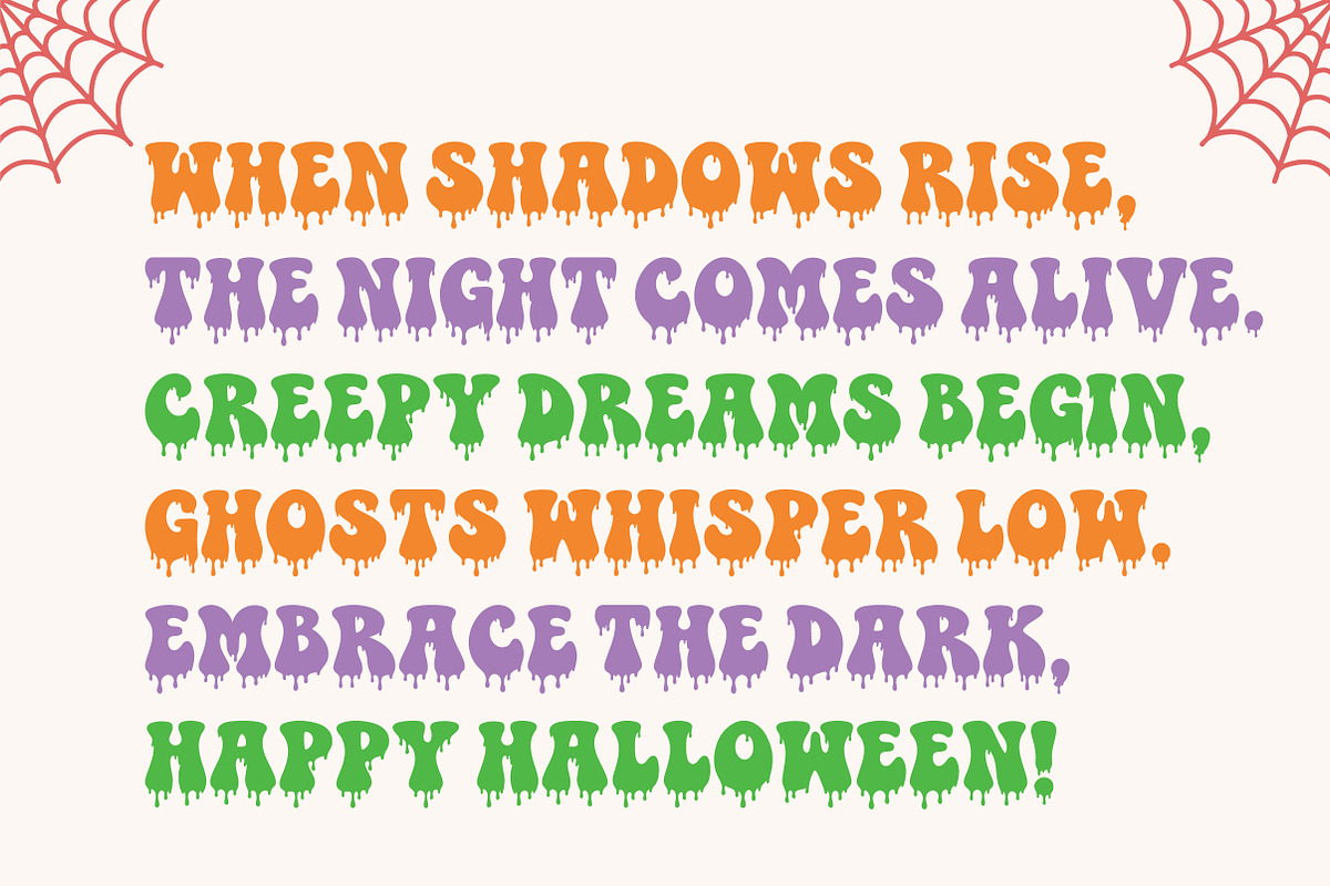 Spooky Melt Font, a Blackletter Font by Meow Creation (Photo 7 of 9)