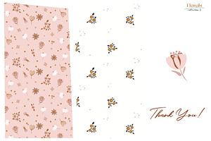 Meadow Florals - Seamless Patterns