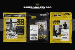 Paper Mailing Bag Mockups