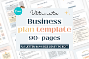 Business plan template Canva, a Templates & Theme by Cate Creates (Thumbnail 1 of 3)