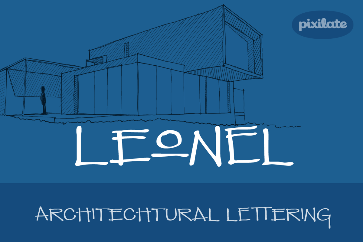 Leonel Architect Font, a Font by Letradora (Photo 1 of 4)