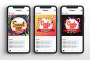 Candy Sweets Social Media Banners, a Social Media Template by Leo Edition (Thumbnail 2 of 4)