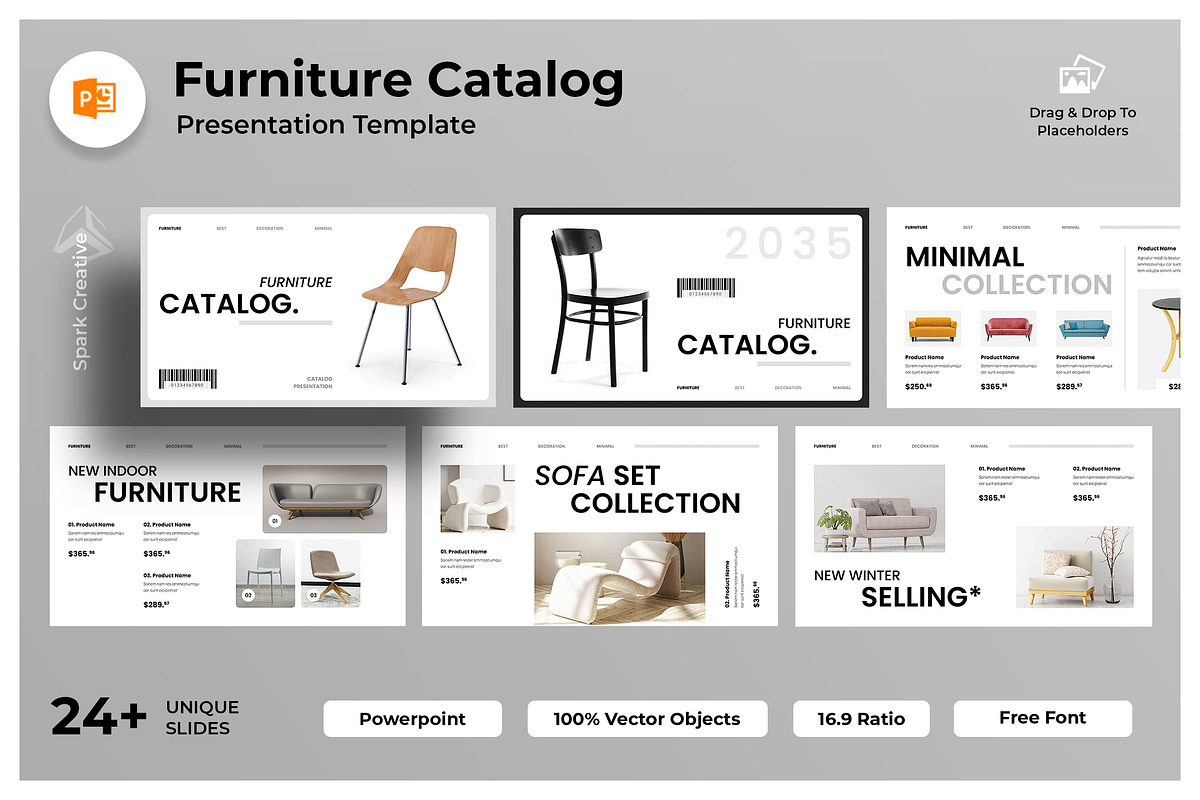 Catalog PowerPoint Template | PPTX, a Presentation Template by Spark ...