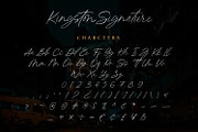 Kingston Signature - Stylish Script, a Handwritten Font by Alpaprana (Thumbnail 8 of 8)