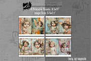 Cute Angel Lace Pages, Mixed Media, a Person Illustration by Digital Art Mahdiseño (Thumbnail 4 of 10)
