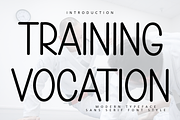 Training Vocation, a Sans Serif Font by FreshTypeINK (Thumbnail 1 of 8)