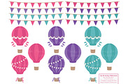 Crayon Box Girl Hot Air Balloons, an Illustration by Amanda Ilkov (Thumbnail 4 of 5)