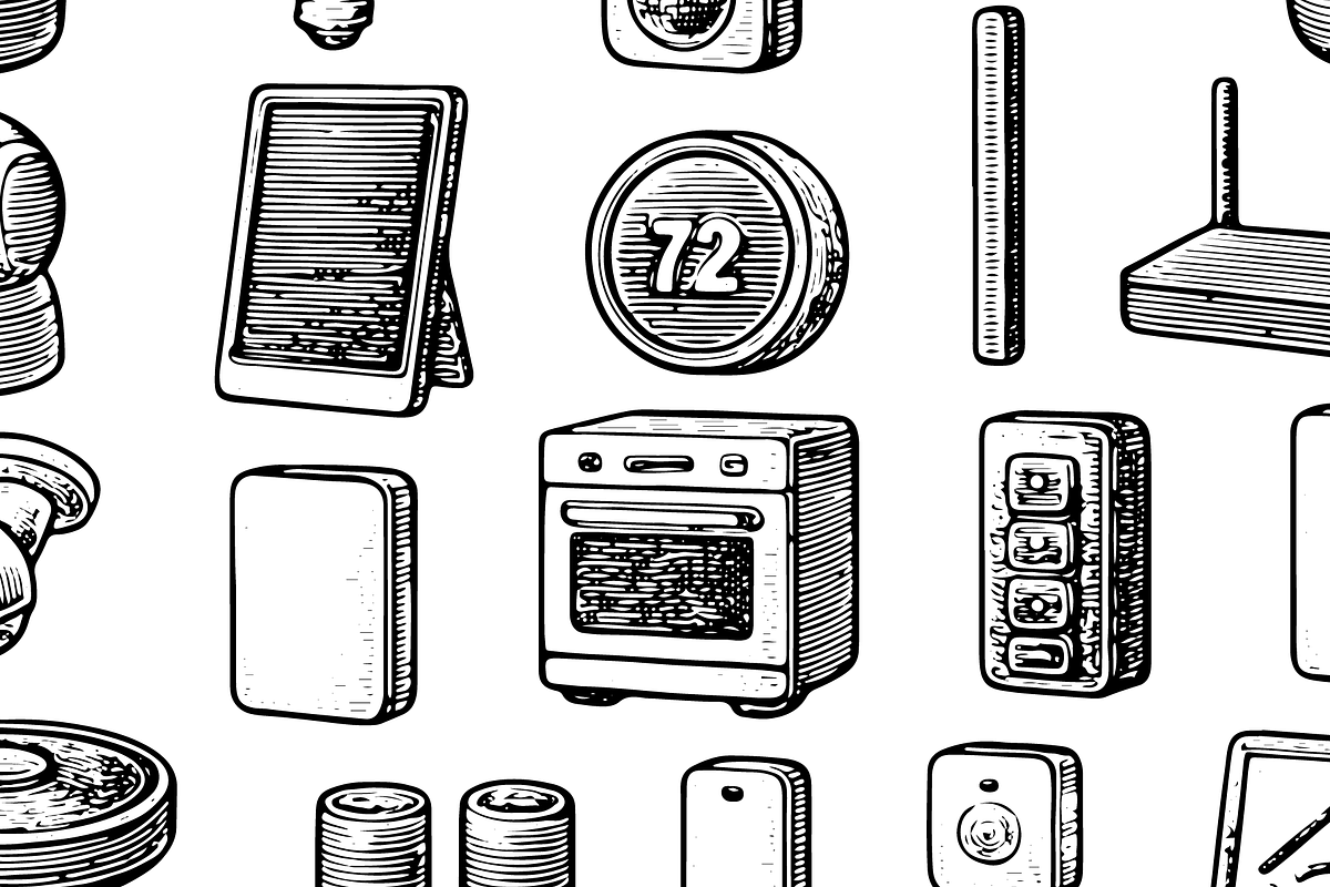 Smart Home IoT Set, an Object Graphic by RT Studio (Photo 4 of 4)