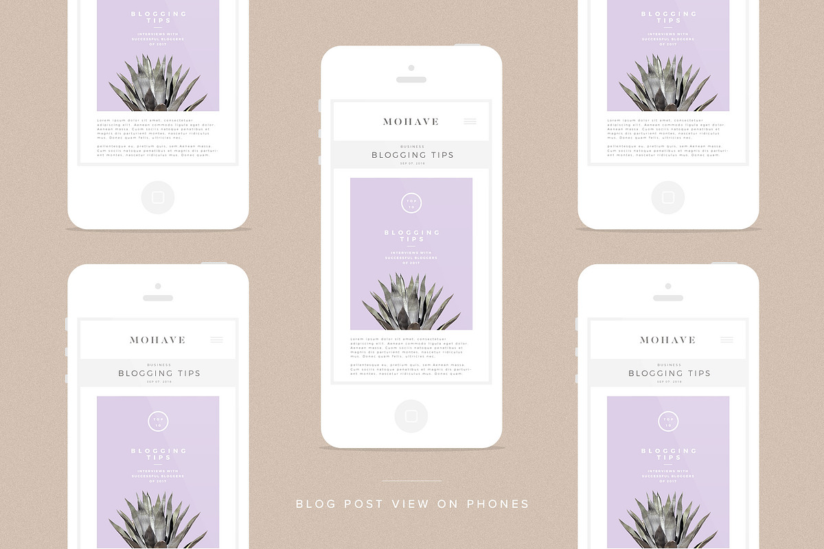 Mohave Blogger Pack, a Social Media Template by 1948 Creative Co. (Photo 5 of 8)