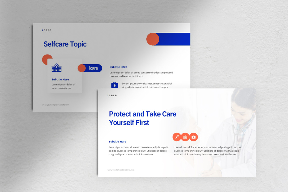 Icare Healthcare Keynote Template, a Presentation Template by Loin Studio (Photo 2 of 5)
