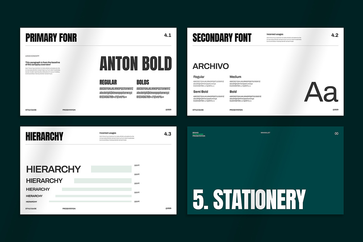The Brand Style Guideline Template, a Branding & Logo Template by Oriofix (Photo 10 of 11)