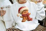 Cute Christmas Png Girly Gingerbread, an Illustration by Sublimation Artist (Thumbnail 4 of 6)
