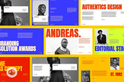 Andreas - Brand Portfolio PowerPoint, a Presentation Template by Creatorism (Thumbnail 1 of 9)