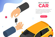 Car Sharing, Taxi, Rent, a Person Illustration by TAlex (Thumbnail 6 of 6)