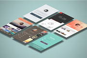 Mobile Mock Ups - Isometric Scenes, an iPhone Mockup by RgraphicsDesign (Thumbnail 1 of 5)