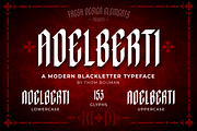 Adelberti | Modern Blackletter, a Blackletter Font by Fresh Design Elements (Thumbnail 1 of 4)