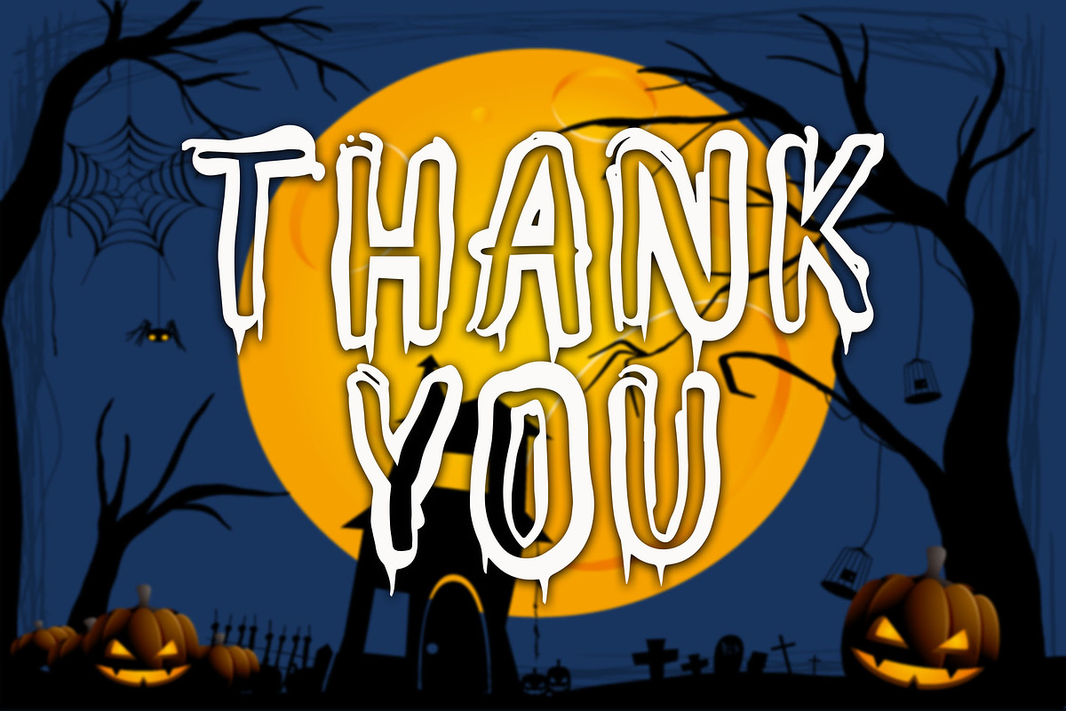 HENEWA - Halloween Font, a Font by NTC Graphic (Photo 8 of 8)