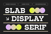 Slabrise, a Slab Serif Font by graphicook (Thumbnail 2 of 10)
