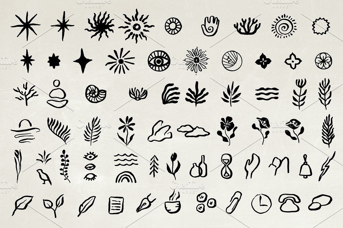 BOHO icons bundle, a Solid Icon by Garden in frame (Photo 2 of 5)