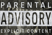 Parental Advisory Overlays, a Texture Graphic by barsrsind (Thumbnail 8 of 11)