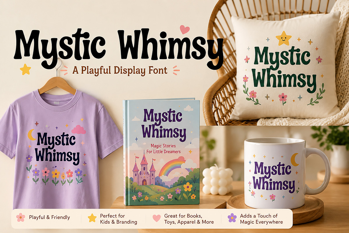 Mystic Whimsy, a Slab Serif Font by Wow Magic (Photo 2 of 4)