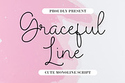 Graceful Line - Monoline Script, a Handwritten Font by Soey Studio (Thumbnail 1 of 8)