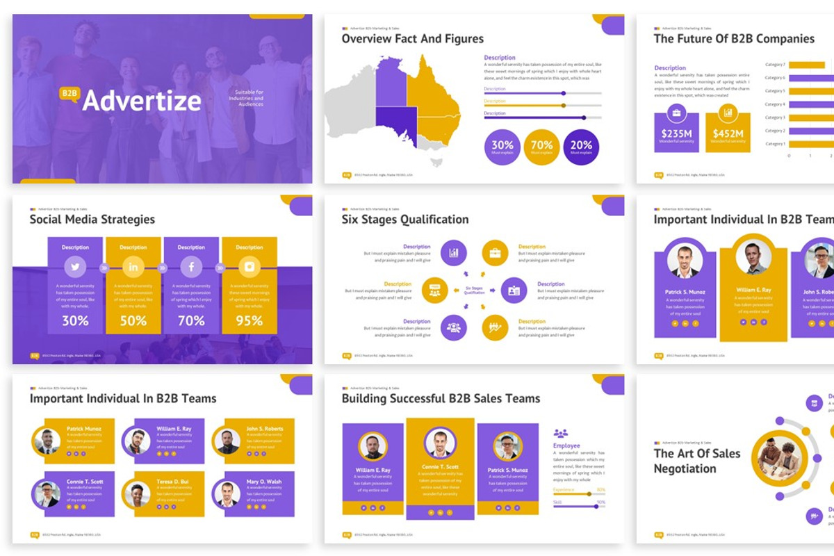 Advertize - B2B Marketing Keynote, a Presentation Template by SlideFactory (Photo 2 of 4)